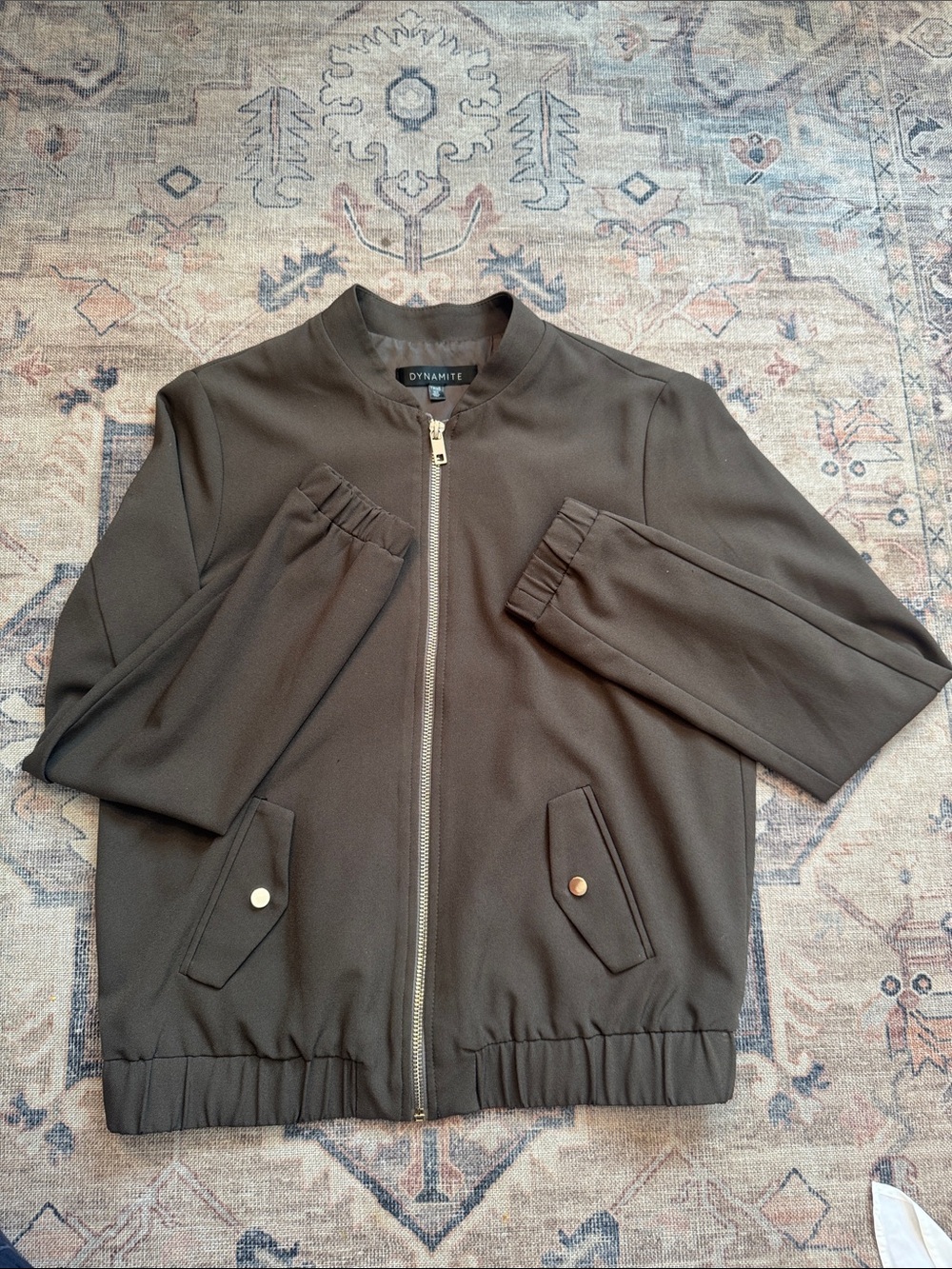 Dynamite Women’s Olive Green Bomber Jacket